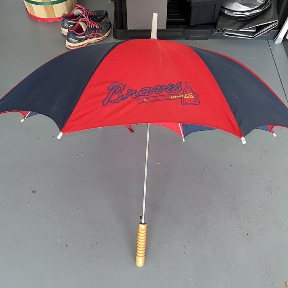 The Atlanta Braves SGA southern south central Bell telephone automatic umbrella